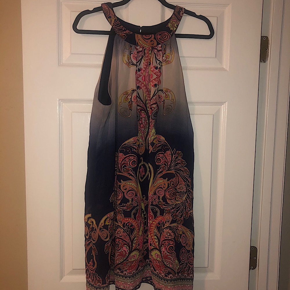 Haulter Illusion Dress